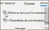Afficher en tant que conversation