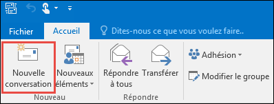 Nouvelle conversation de groupe