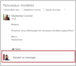 Ajouter un message