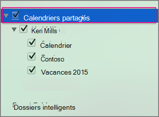 Calendriers partagés