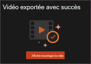 Afficher et partager la vidéo