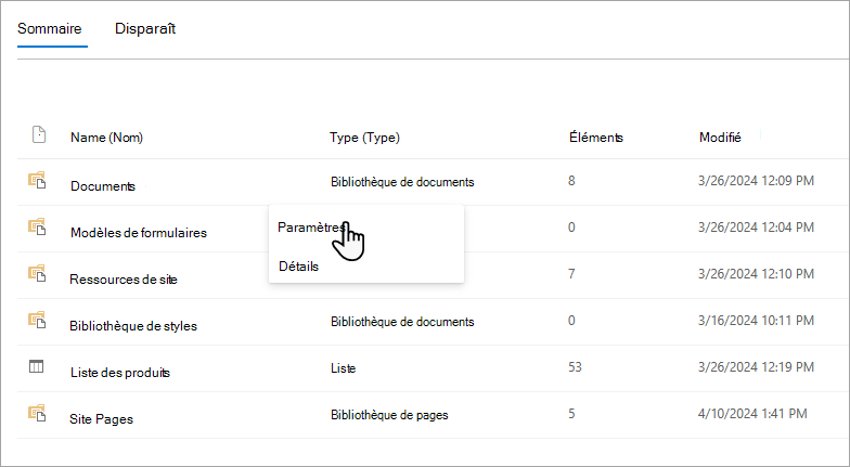 Activez le ciblage d’audience dans une bibliothèque.