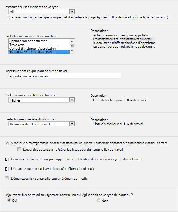 Initiation du formulaire