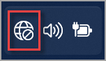 Icône Réseau hors connexion dans Windows 11.