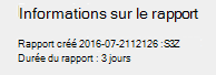 Informations générales sur le rapport relatif au réseau sans fil