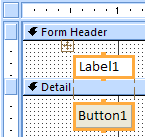 Bouton de commande au format tabulaire