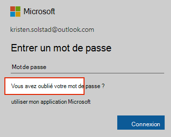 Image mot de passe oublié