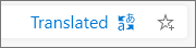 Traduit status dans la barre de recherche