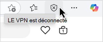 Capture d’écran pf VPN déconnecté