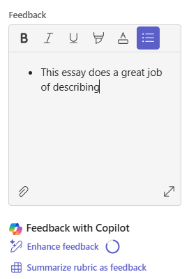 feedback