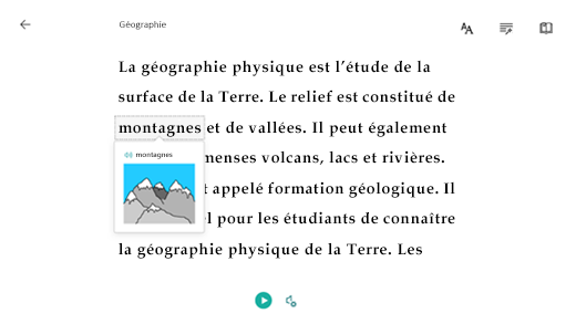 Sélectionnez un mot pour afficher une image.