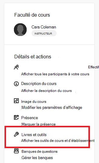 Livres et outils Blackboard Lien vers Microsoft Éducation