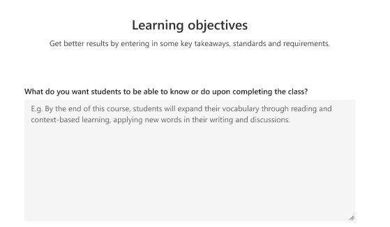 objectifs d’apprentissage