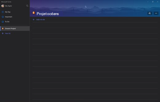 Création d’un projet