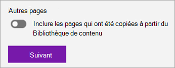 Capture d’écran de la page distribuer.