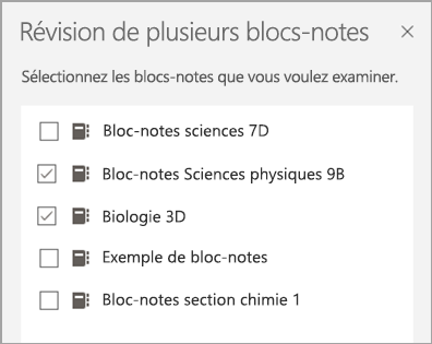 Capture d’écran du bloc-notes à examiner.