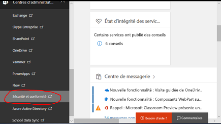 Sélectionner la sécurité et la conformité