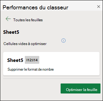 Performances des cellules