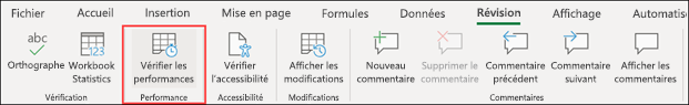 Vérifier les performances
