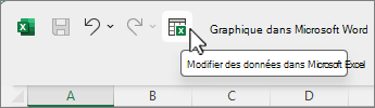 Bouton Modifier les données dans Microsoft Excel