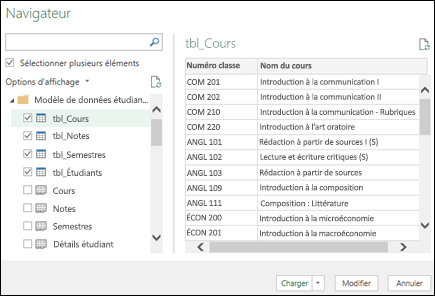 Get & Transform (Power Query) Navigator