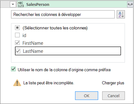 Développement de l’enregistrement dans la table