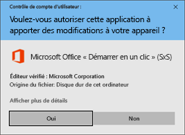 Invite Démarrer en un clic