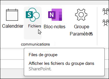 Sélectionner Files dans le ruban Outlook