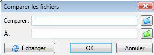Commande Comparer les fichiers