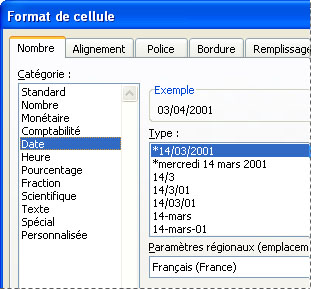 Format Cells dialog box