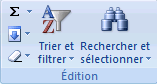 Image du ruban Excel