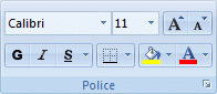 Image du ruban Excel