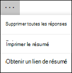 Option Plus d’options dans Microsoft Forms