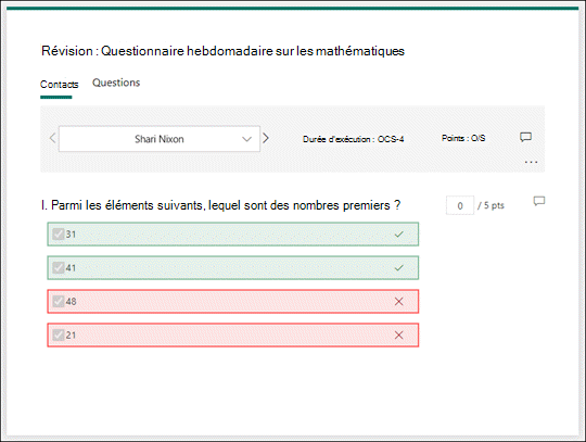 Passez en revue les réponses des questionnaires.