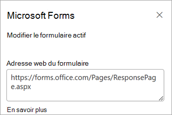 Sélectionnez Modifier le formulaire actif.