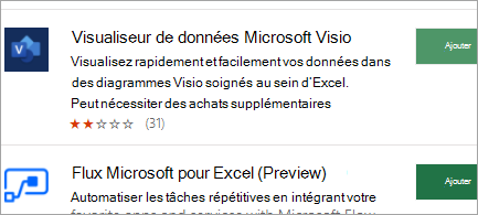 Obtenir des compléments sur Office Store sur le web