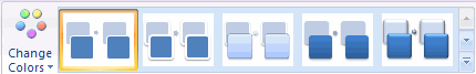 Barre d’outils SmartArt - Organigrammes