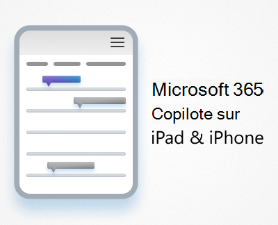 application Microsoft 365 Copilot sur iOS