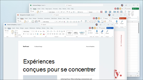 Word, Excel et PowerPoint les mises à jour visuelles dans le ruban et les angles arrondis pour correspondre à l’interface utilisateur Windows 11.