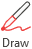 Le bouton Dessiner vous permet de basculer entre le mode d’entrée manuscrite et le mode de sélection standard.