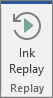 Choisissez le bouton Revoir pour rembobiner et reproduire vos traits d’encre.