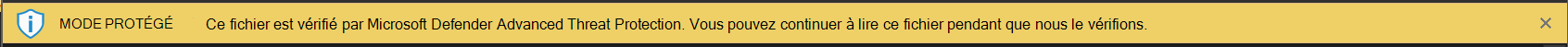 Capture d’écran de la barre métier MDAPT pendant l’analyse d’un fichier