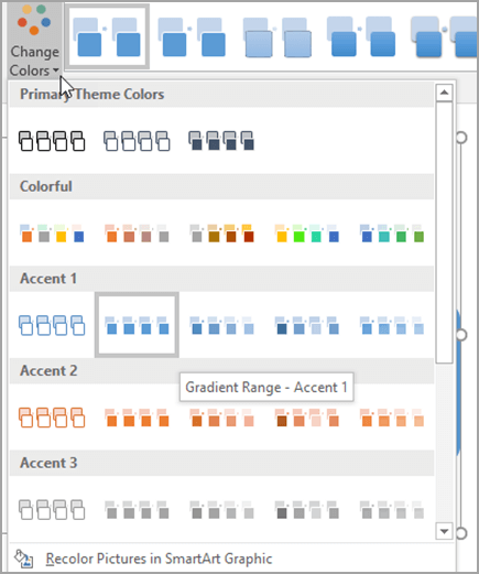 Sélectionner un thème de couleur