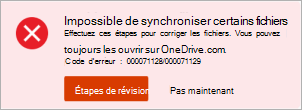 Erreur de reformulation