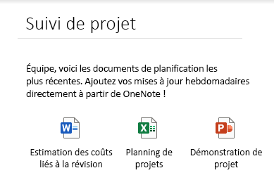 Fichiers incorporés sur une page dans OneNote pour Windows 10