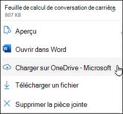 nouvelle fenêtre de chargement d’Outlook dans OneDrive