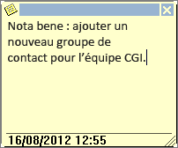 Taper une note