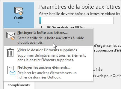 Nettoyage de boîte aux lettres