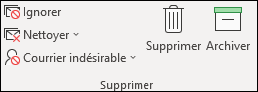 Ignorer, nettoyer, supprimer, archiver