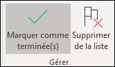 Effectuer ou supprimer une tâche